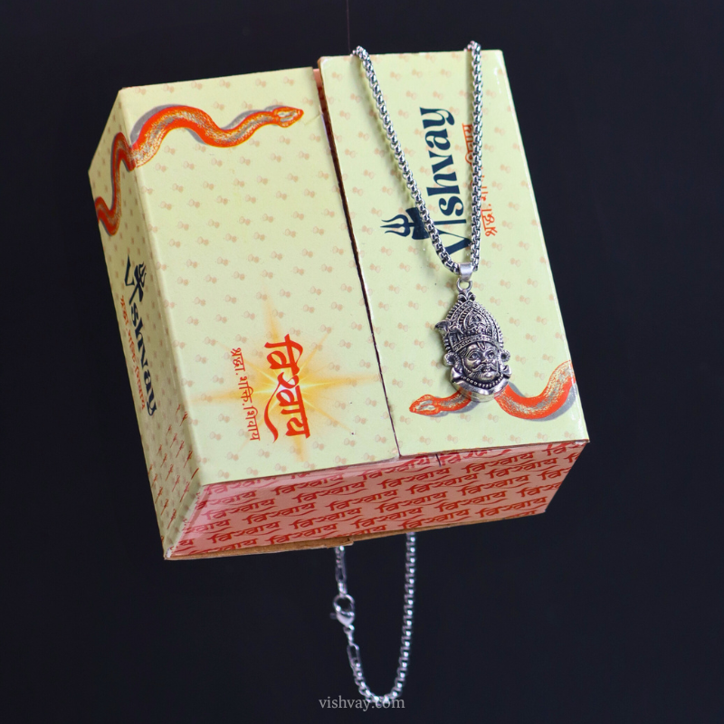 Khatushyam Locket with Silver Plated Chain
