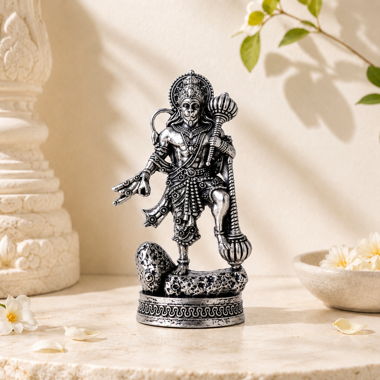 Hanuman Ji with Gada Idol | Blessings of Bajrangbali