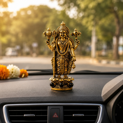 Murugan Ji Idol | Golden & Silver Finish Divine Murti