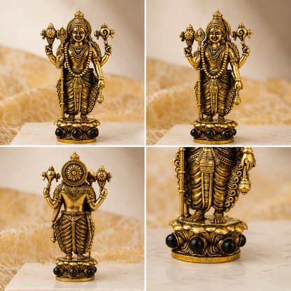 Murugan Ji Idol | Golden & Silver Finish Divine Murti