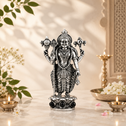 Murugan Ji Idol | Golden & Silver Finish Divine Murti