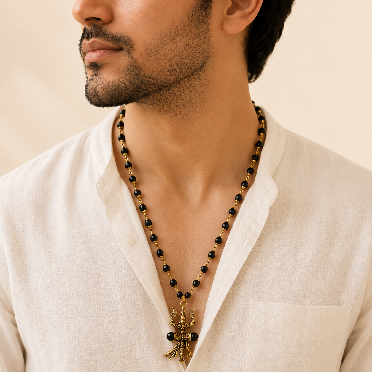 Karungali Trishul Mala for Men & Women