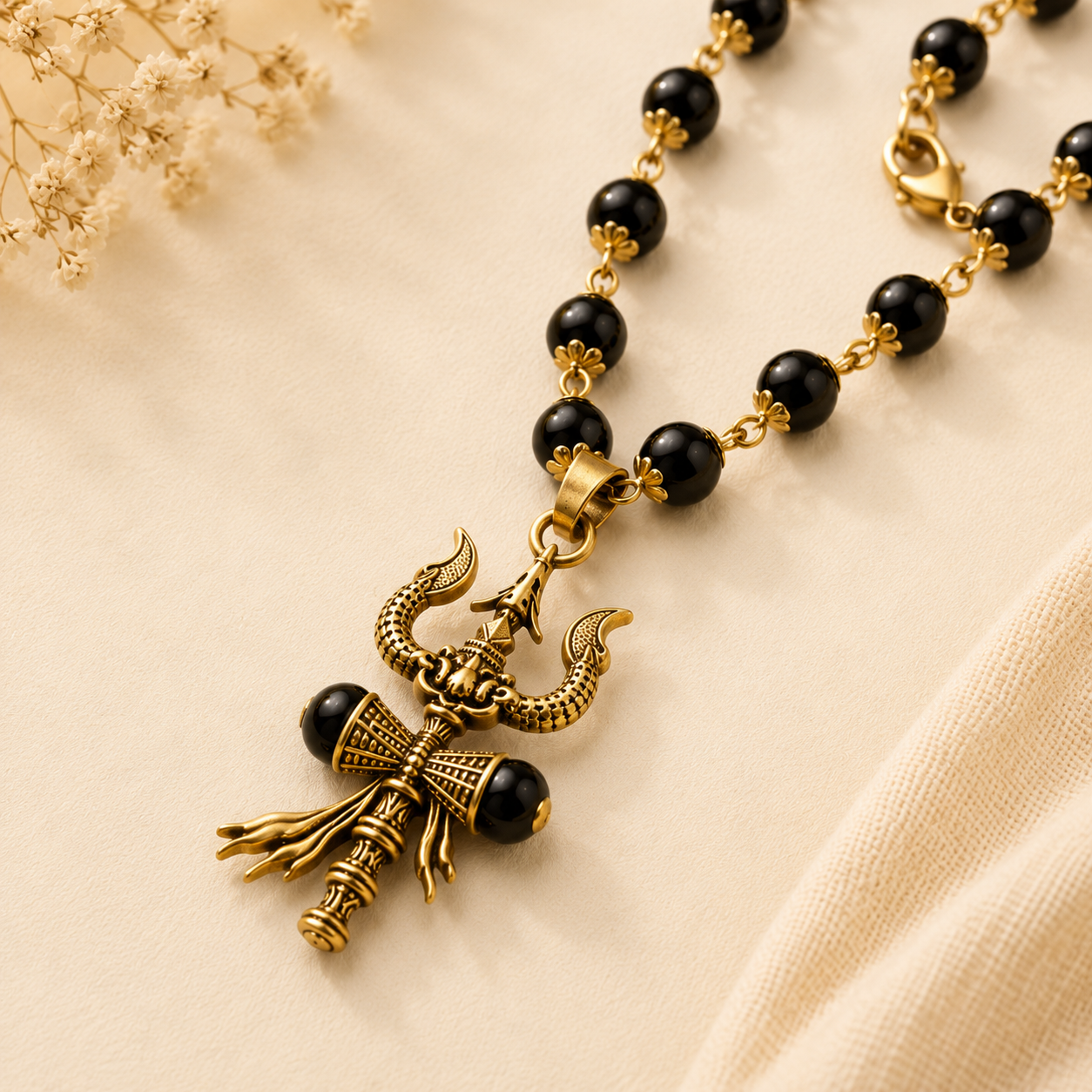 Karungali Trishul Mala for Men & Women
