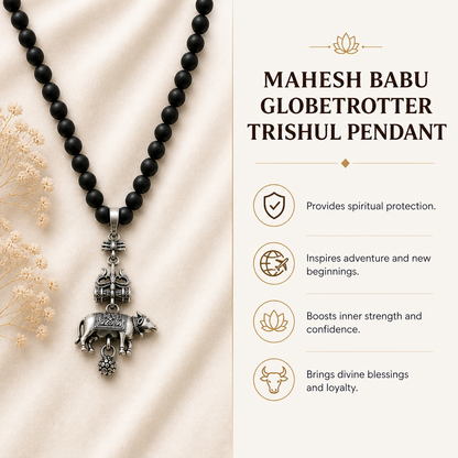 Mahesh Babu Trishul Pendant | Globetrotter Style