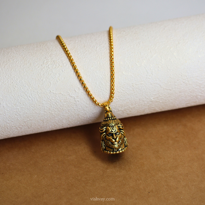 Reversible Shiv-Hanuman Pendant Set