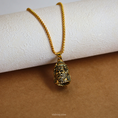 Reversible Shiv-Hanuman Pendant Set