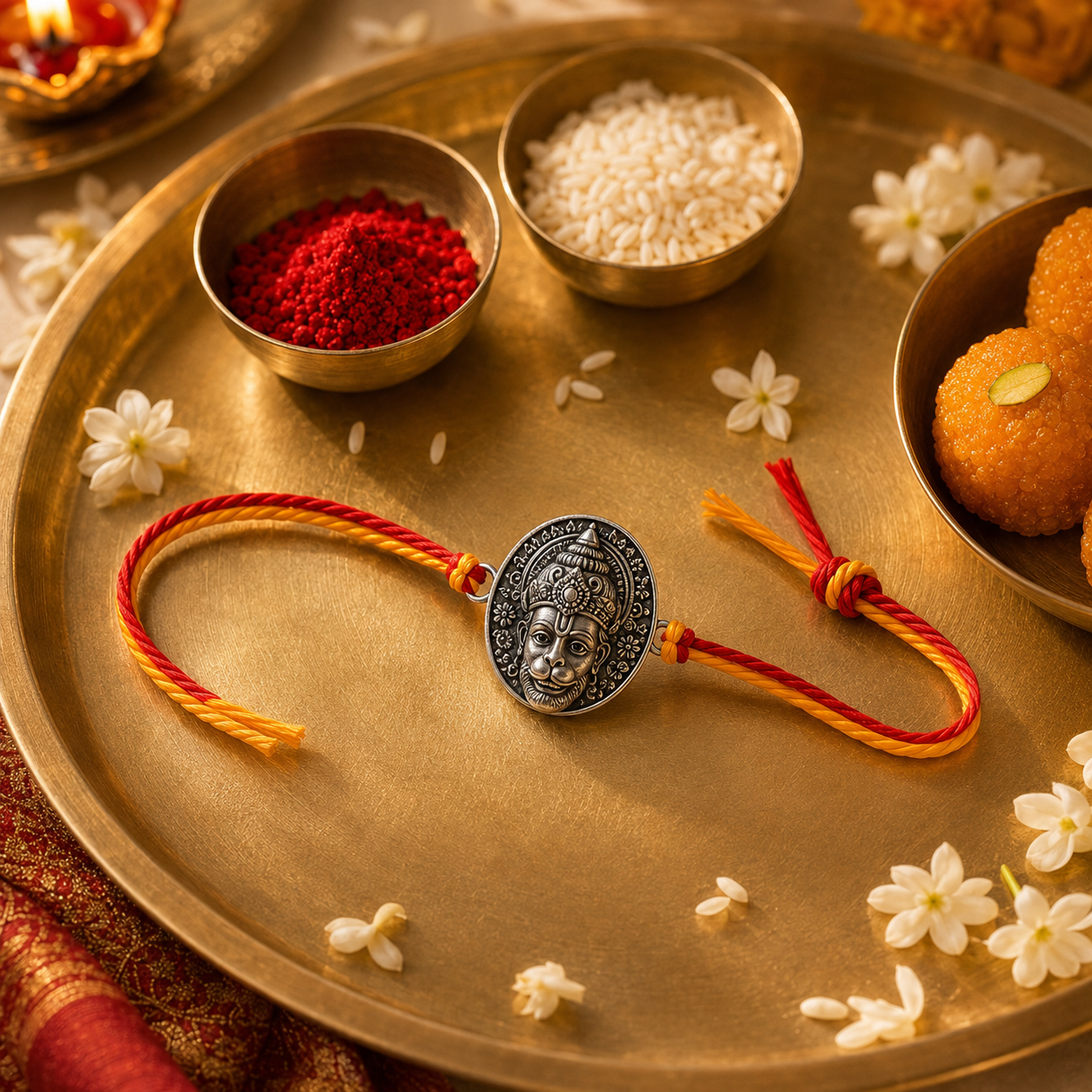Divine Hanuman Blessings Rakhi