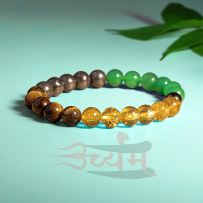 100% Original Money Magnet Bracelet | Aventurine Citrine Tiger Eye Pyrite