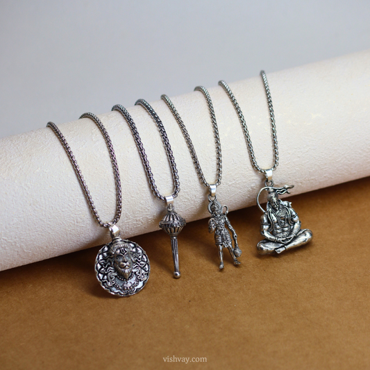 Lord Hanumanji Pendant Combo ( BUY 1 GET 3 FREE )