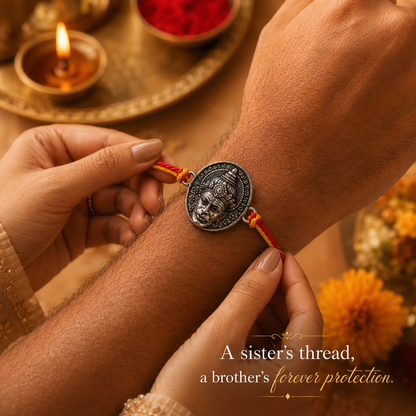Divine Hanuman Blessings Rakhi