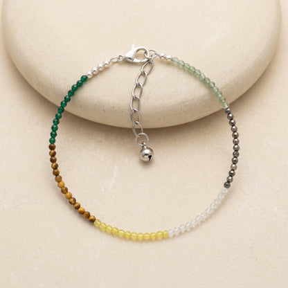Dhanyog Gemstone Anklet | Prosperity & Wealth Attraction