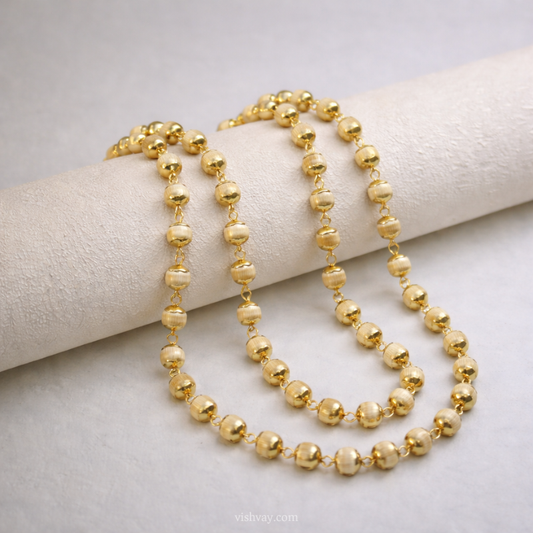 Tulsi Necklace with Gold Finish