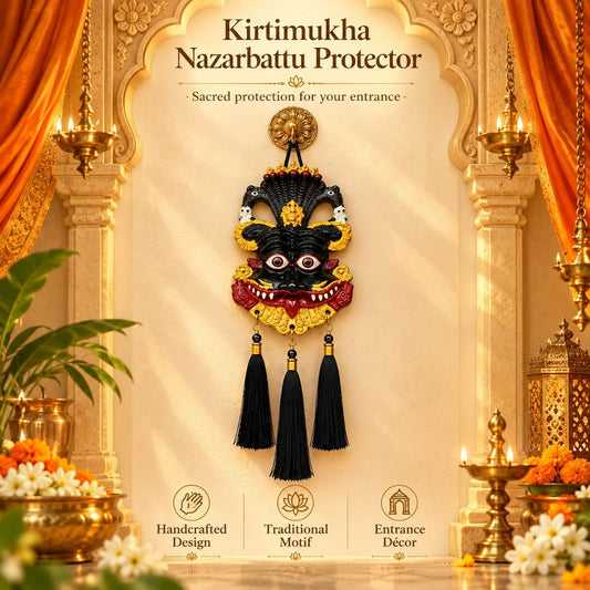 Kirtimukha Nazarbattu – Evil Eye Protector for Home & Office