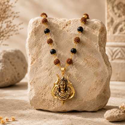Rudraksha Karungali Shiv Mala