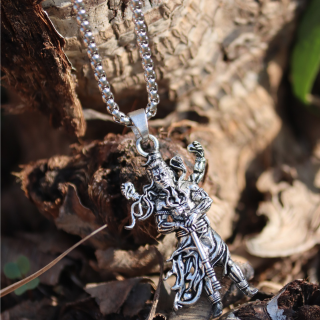 Standing Warrior Lord Shiva Pendant