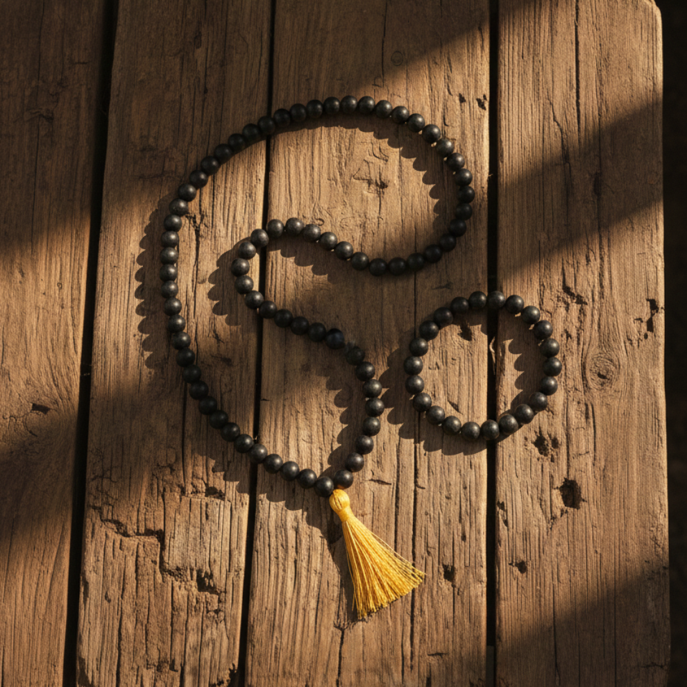 Original Karungali Malai 108-Beads & Karungali Malai Bracelet Combo with Govt. Certification