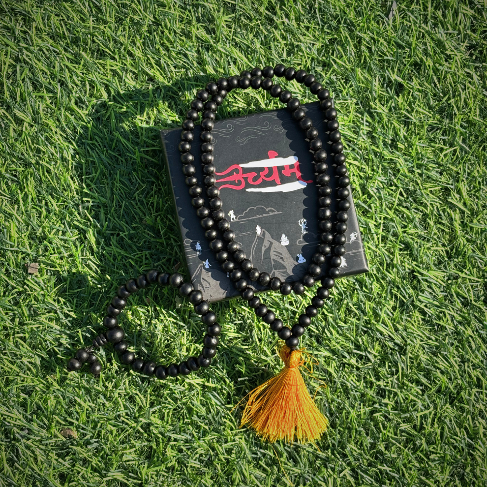 Original Karungali Malai 108-Beads & Karungali Malai Bracelet Combo with Govt. Certification