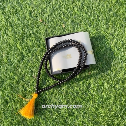 Original Karungali Malai 108-Beads & Karungali Malai Bracelet Combo with Govt. Certification