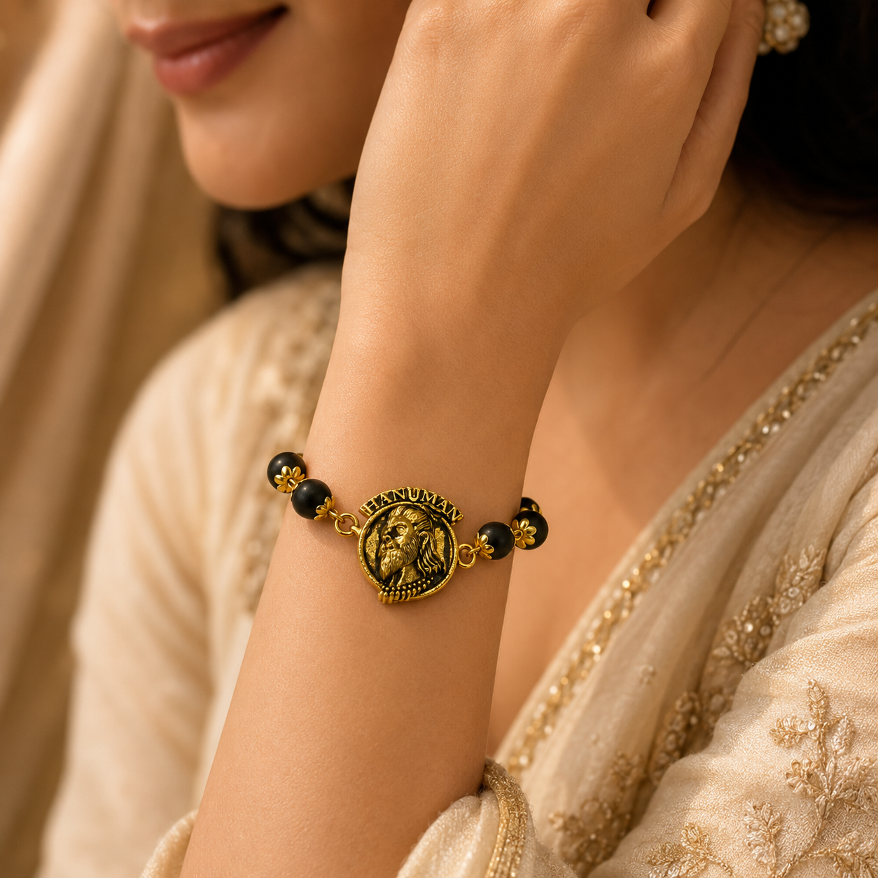 Hanuman Ji Face Bracelet