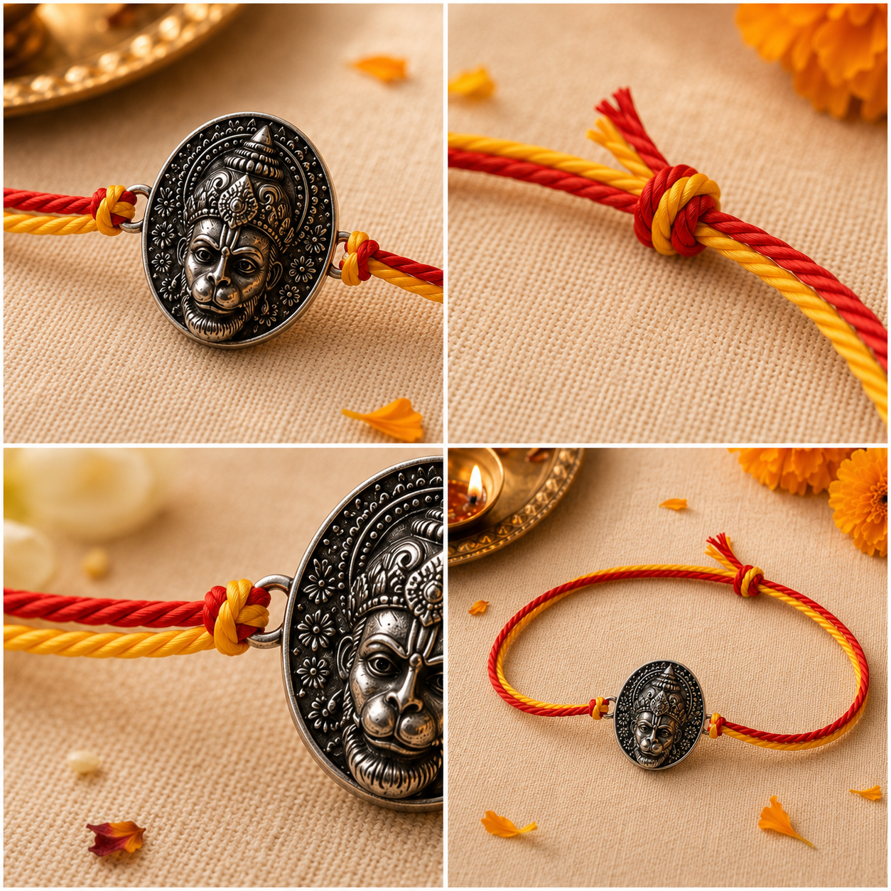Divine Hanuman Blessings Rakhi