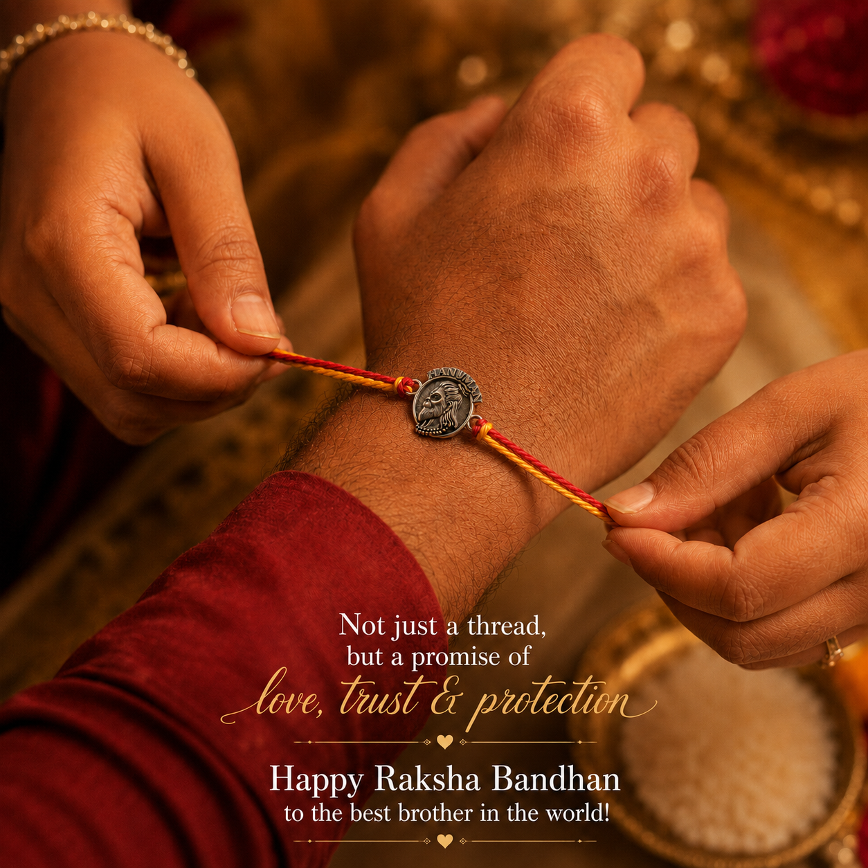 Hanuman Ji Face Rakhi