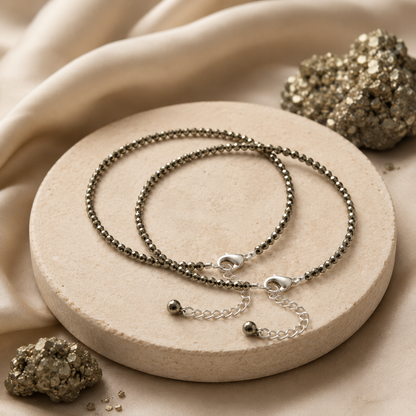 Pyrite Anklet