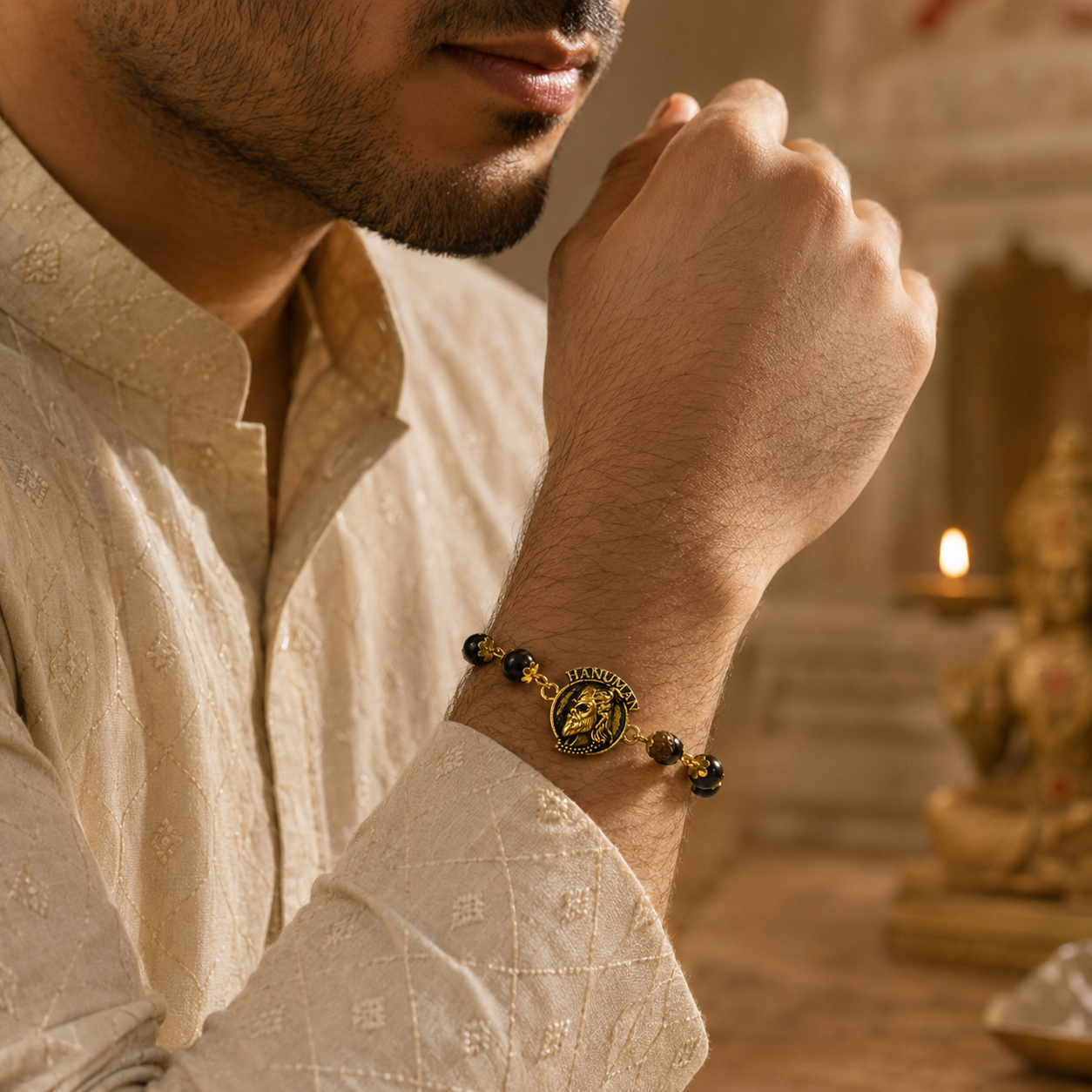 Hanuman Ji Face Bracelet