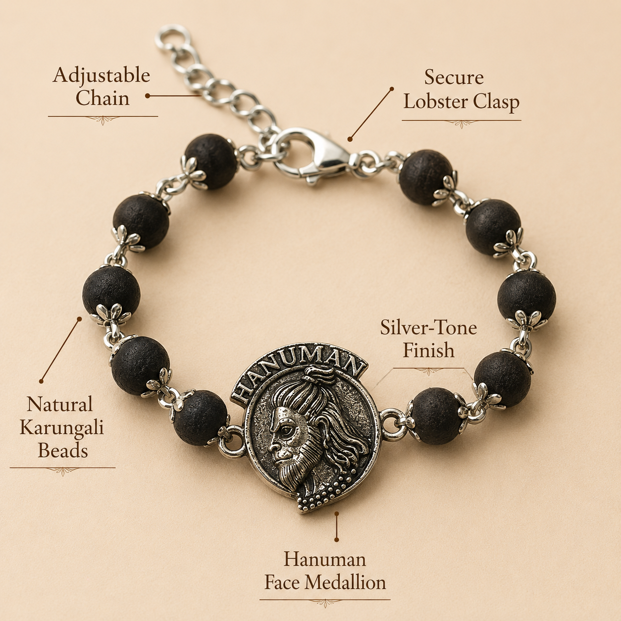 Hanuman Ji Face Bracelet