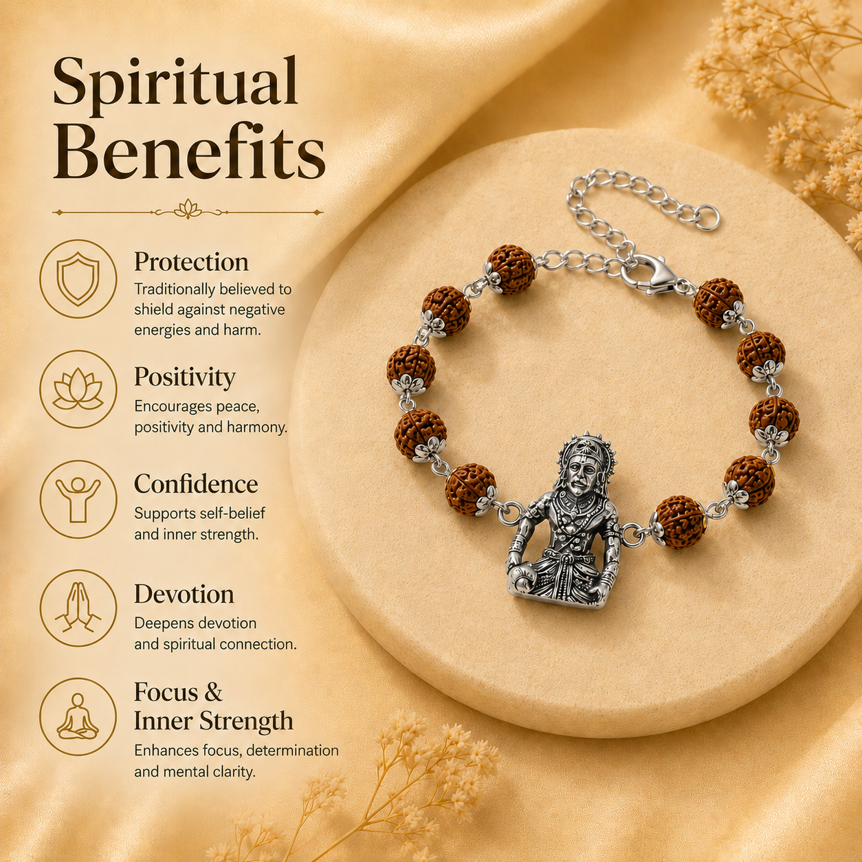 Sankatmochan Rudraksha Bracelet