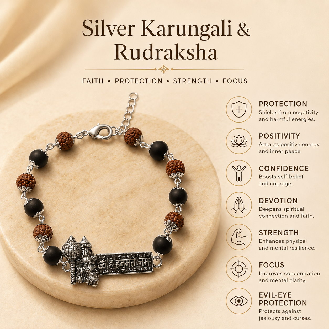 Rudra Veer Hanuman Bracelet