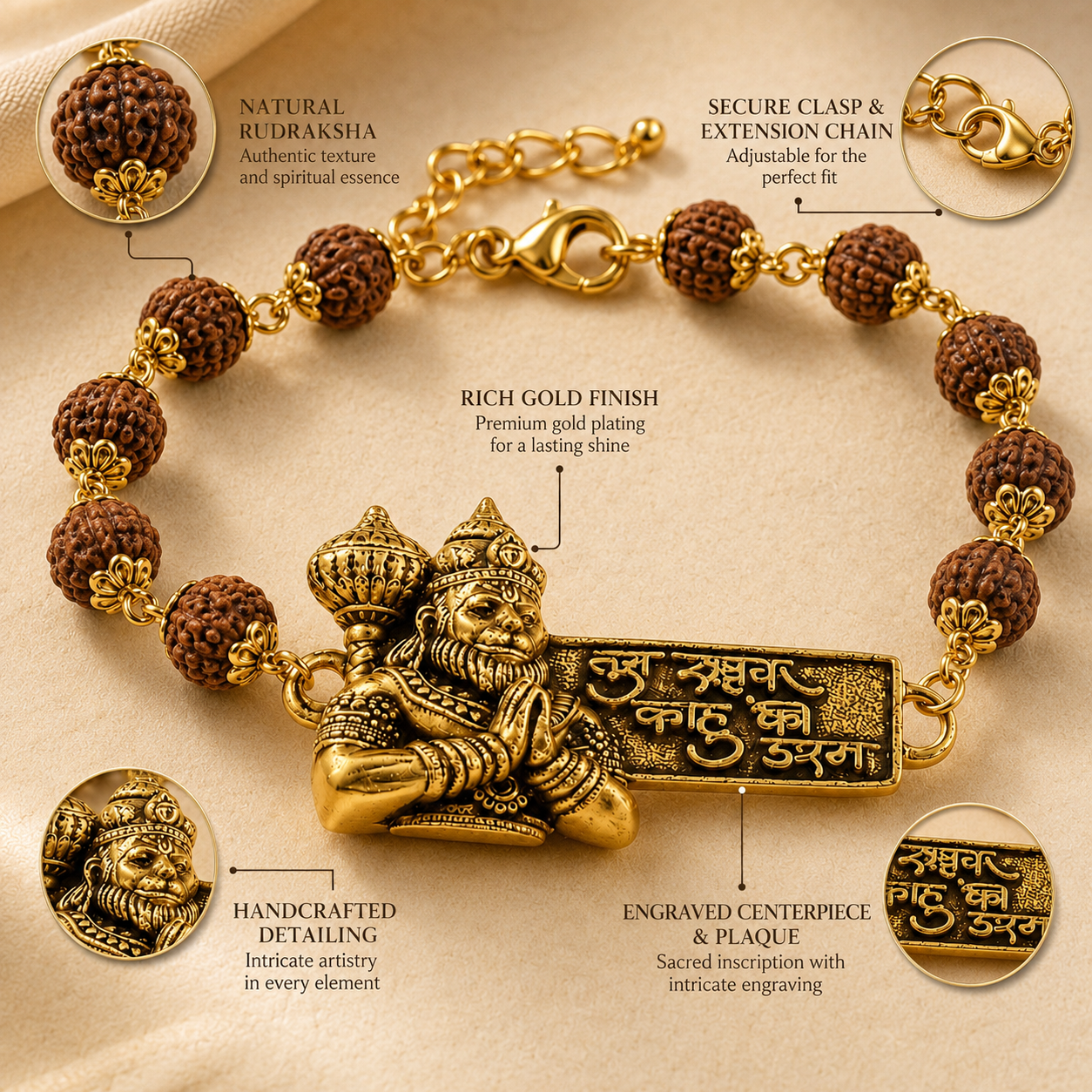 Hanuman ji Protection Bracelet