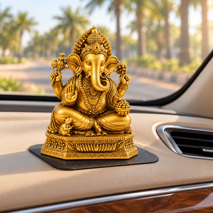 Siddhivinayak Ganesha Idol for Home, Car & Office Décor