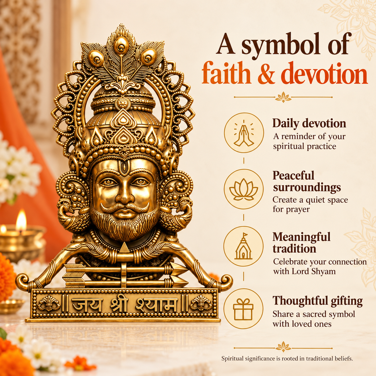 Jai Shree Shyam Idol for Home, Car & Office