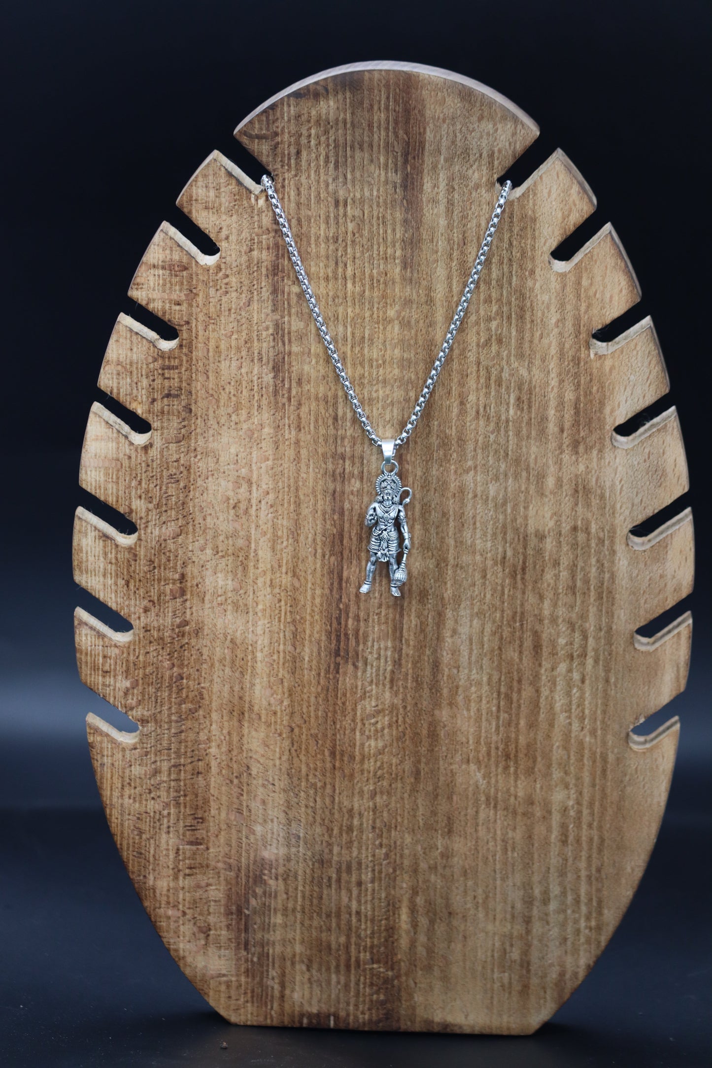 Standing Hanuman ji Silver Pendant