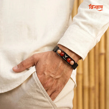 Taurus Zodiac Metal Bracelet with Free Raw Selenite Plate