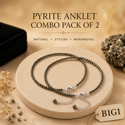 Pyrite Anklet