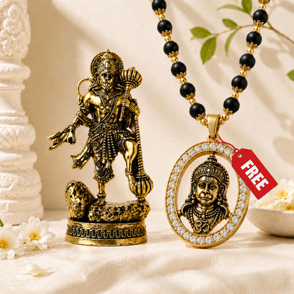 Hanuman Ji with Gada Idol | Blessings of Bajrangbali