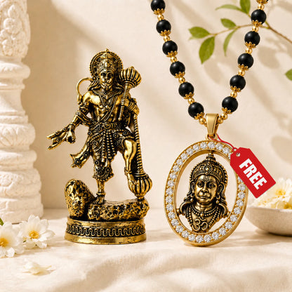 Hanuman Ji with Gada Idol | Blessings of Bajrangbali