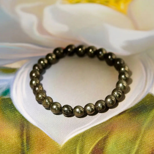 Original Pyrite Bracelet | Natural Pyrite Stone for Prosperity